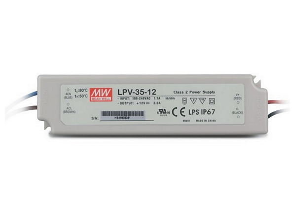 明緯電源供應器 - 防水型12v2.9A【LPV-35-12】