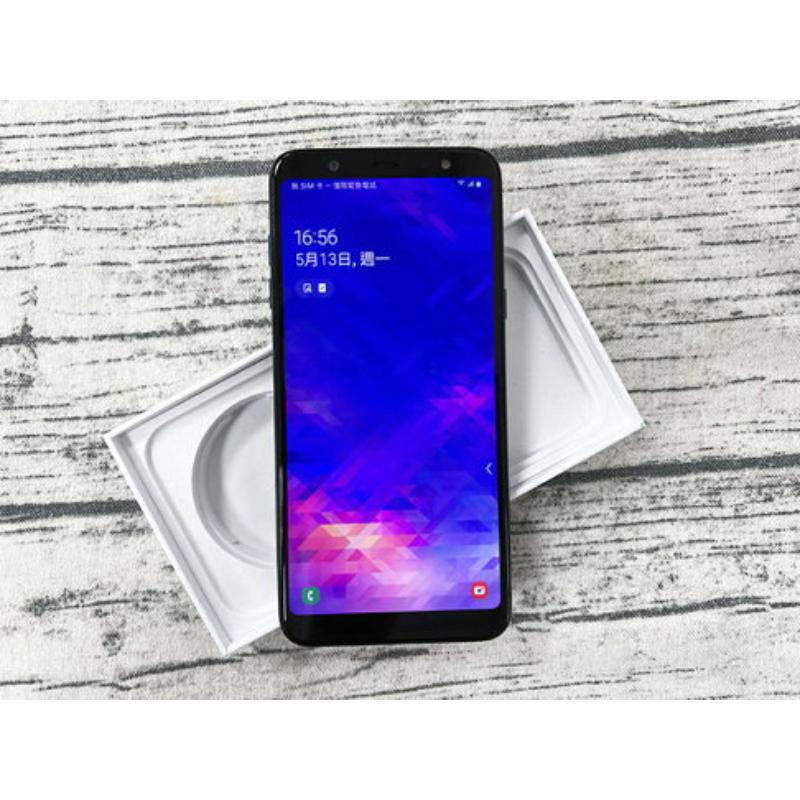 【二手】SAMSUNG Galaxy A6+  4+/32 G附配件，售後保固10天