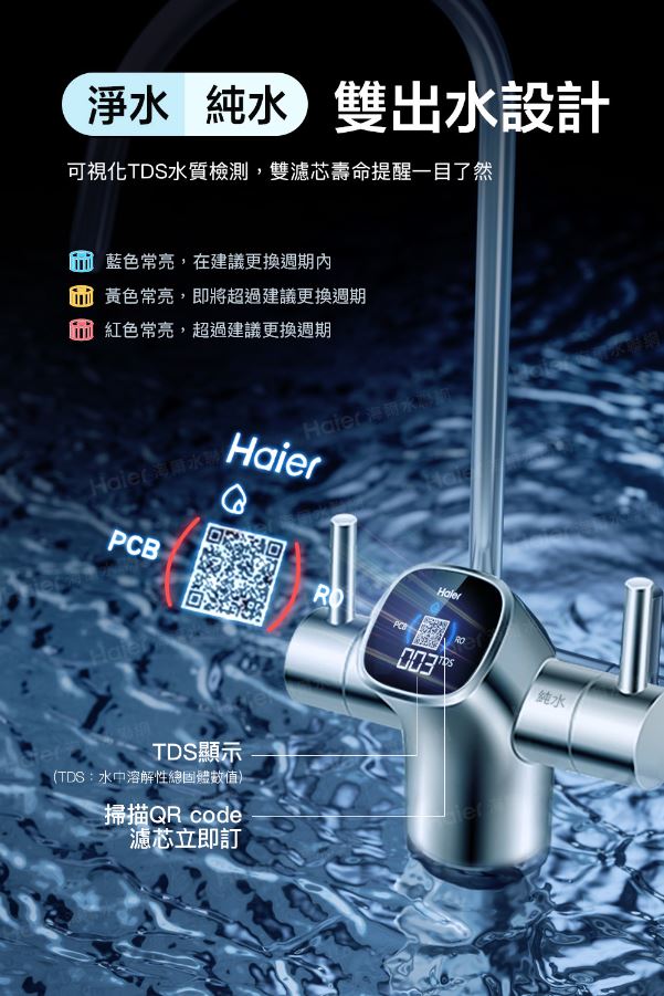 Haier 海爾 鮮活2.0 RO800G逆滲透生飲淨水器