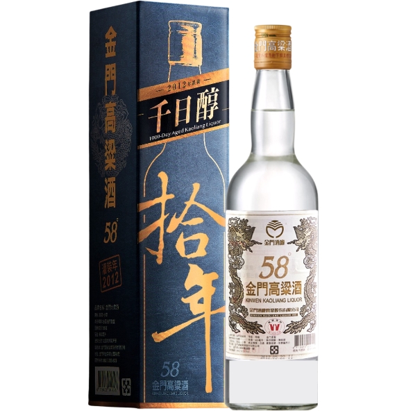 金門酒廠 拾年 千日醇高粱酒 600ML