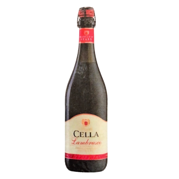 義大利 雀拉 Cella Lambrusco 微氣泡紅葡萄酒 香檳蓋