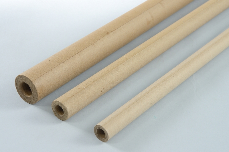 Flat-rolled temperature measurement paper tube