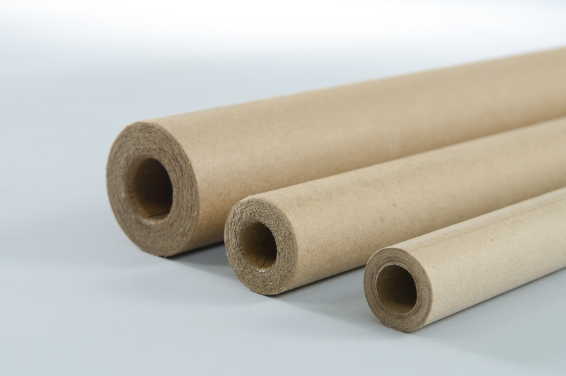 Flat-rolled temperature measurement paper tube