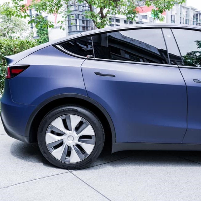 Tesla Model Y 車體改色 3M M27 Matte Indigo