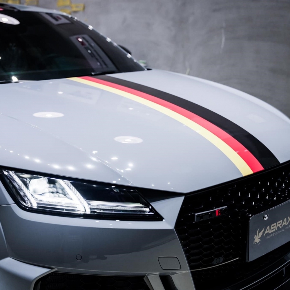 Audi TTRS 烤漆保護膜 3M 200G & 車體線條