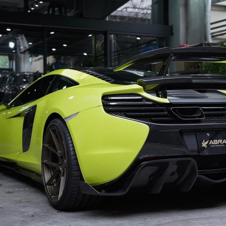 McLaren 650S 車體改色 Hexis HX20613B 螢光黃