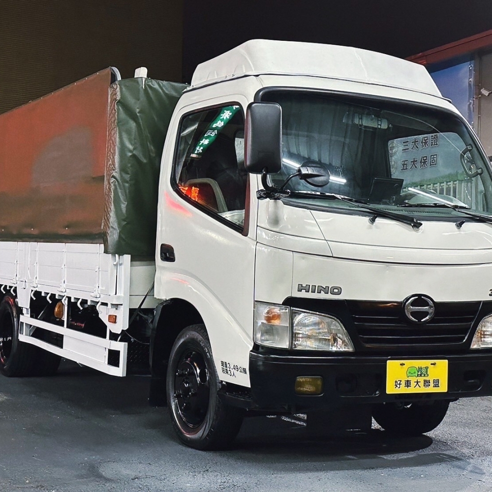 2011年 HINO 300 14.5呎 5呎外雙缸雙折尾門