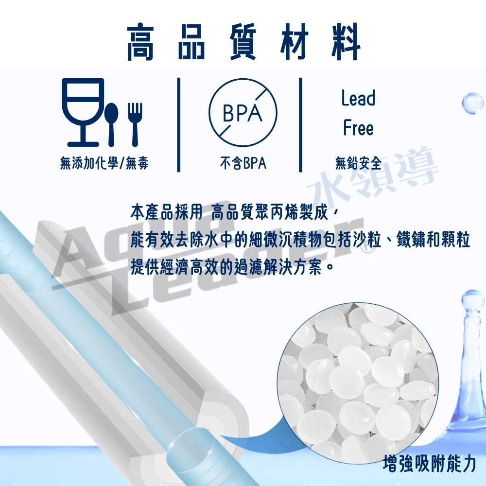 Aqualeader高效棉質濾芯四入組