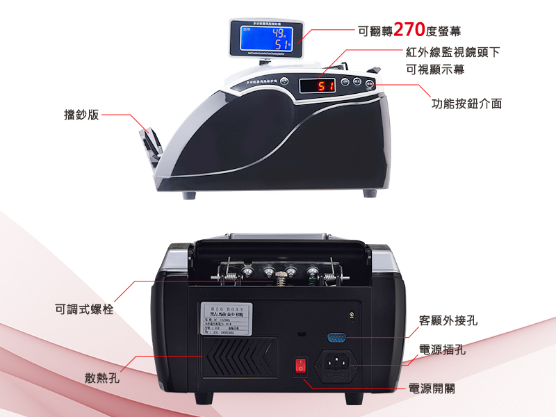 BS-816 智能點驗鈔機