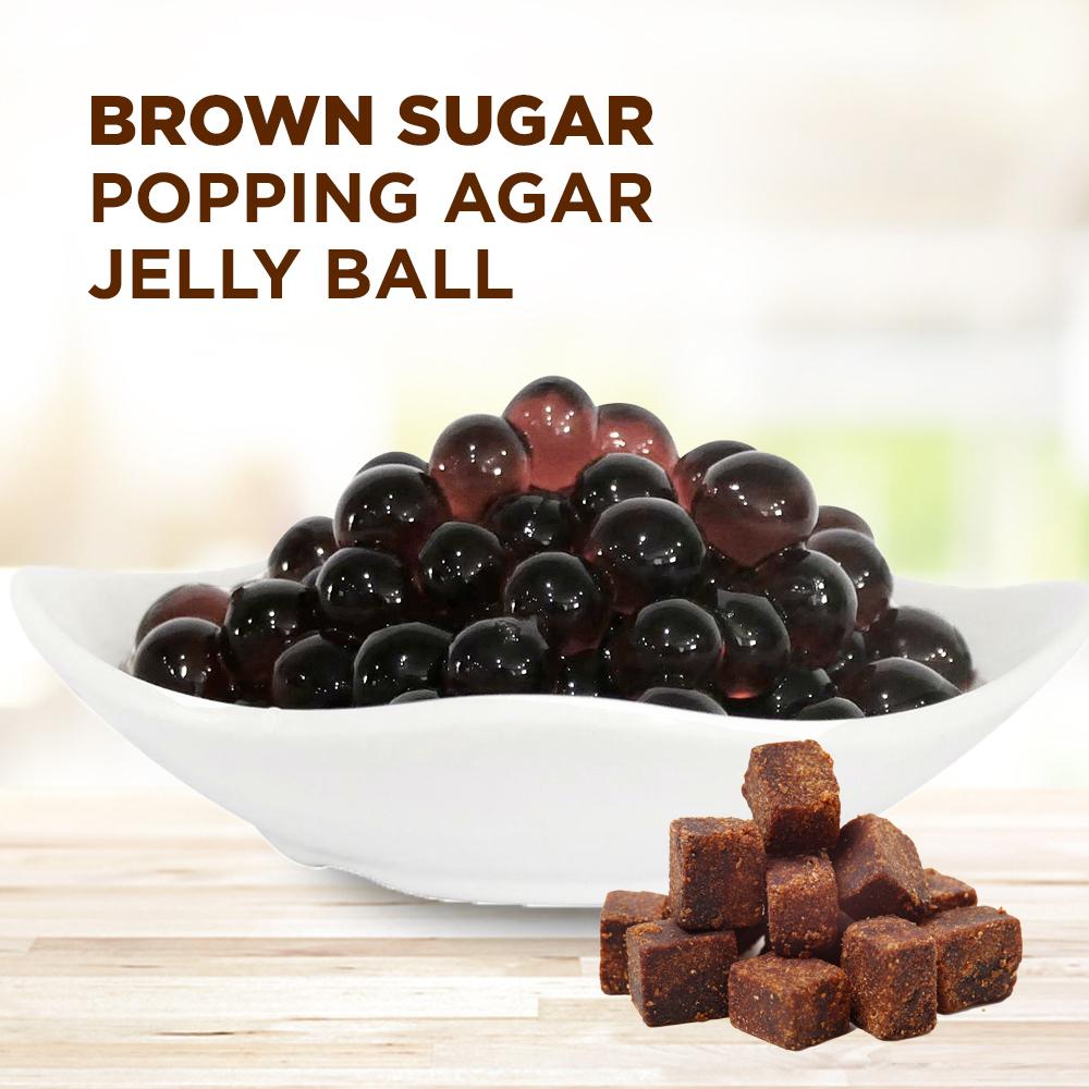 BROWN SUGAR POPPING AGAR JELLY BALL