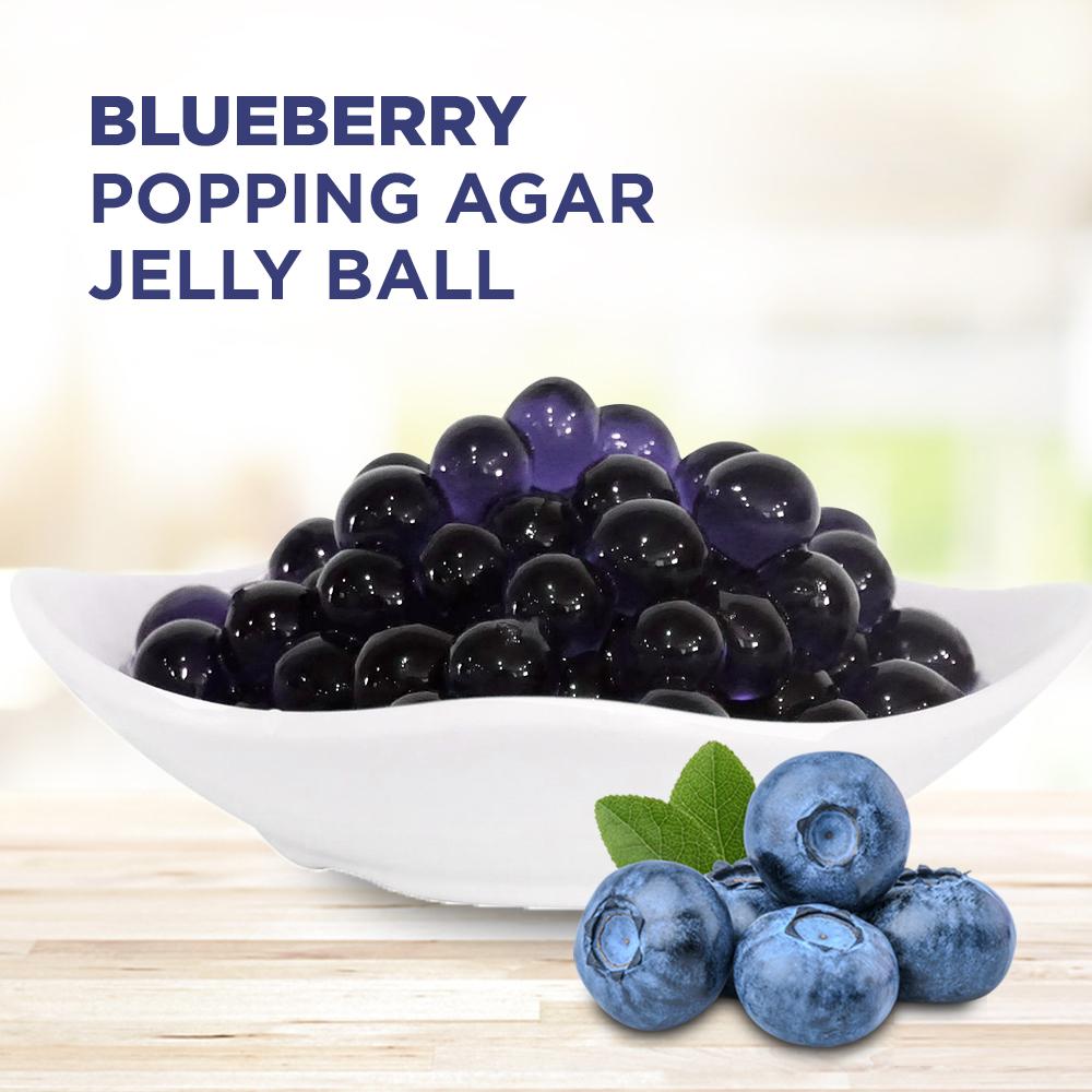 BLUEBERRY POPPING AGAR JELLY BALL