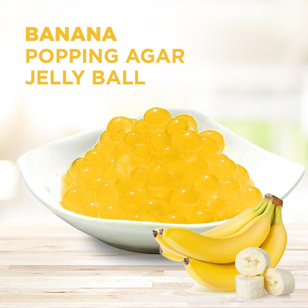 BANANA POPPING AGAR JELLY BALL