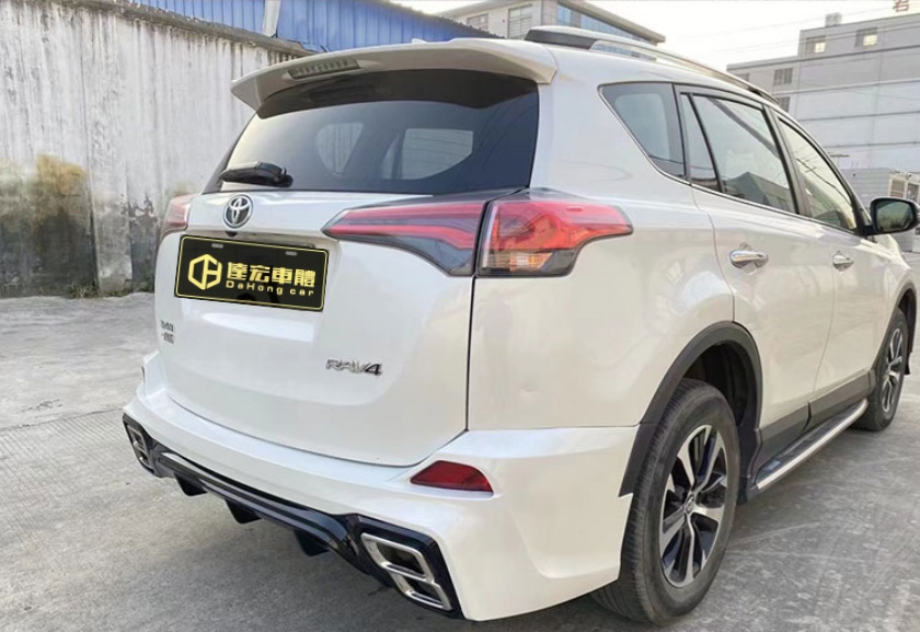 RAV4 4代 4.5代 13-18年 L款 前保桿 含雙功能日行燈 前大包 後保桿 後大包 素材