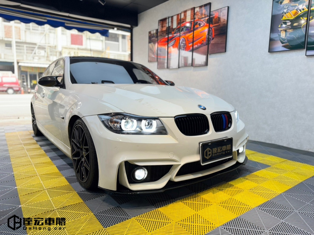 BMW E90 前期 後期 05-12 M4 樣式 前保桿 有霧燈款 含下巴定風翼 全新素材 不包含水箱罩