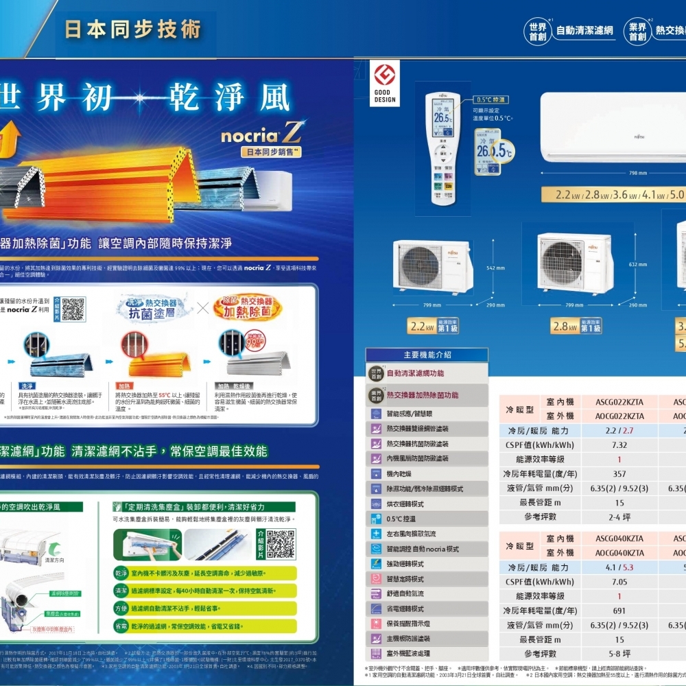 Fujitsu富士通 Nocria Z系列