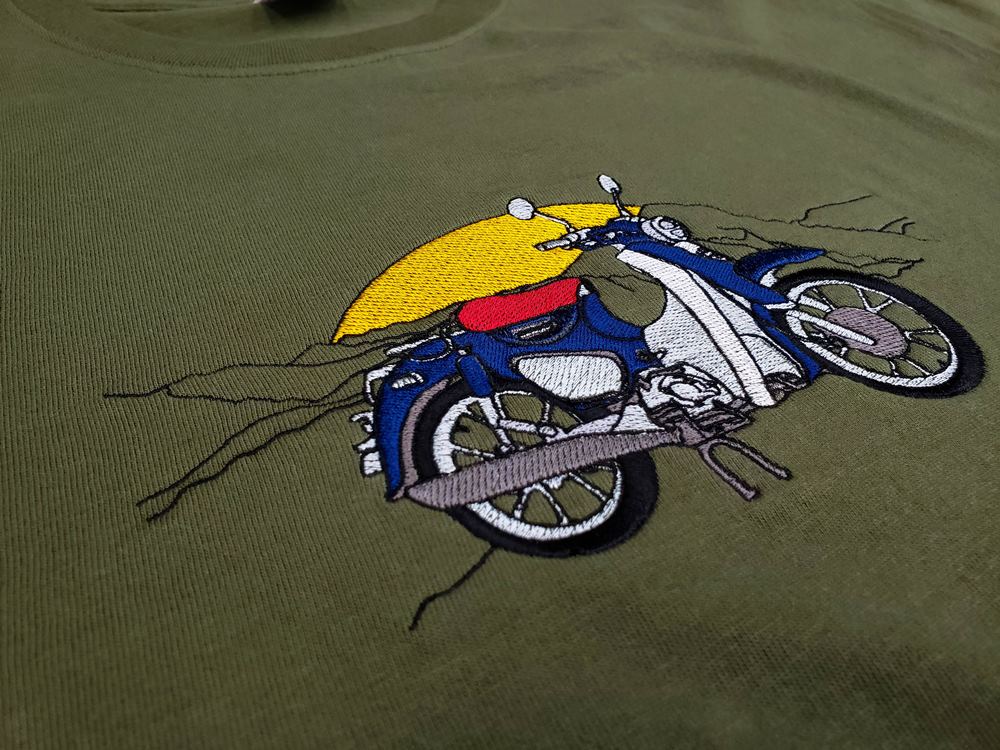 Honda Super Cub C125刺繡彩印T-Shirt