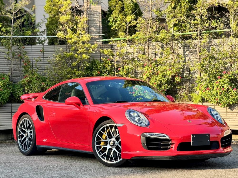 15/16年Porsche 911 Turbo S御軍紅 滿配陶煞冷熱十八向椅 用電洽 跑2.9萬