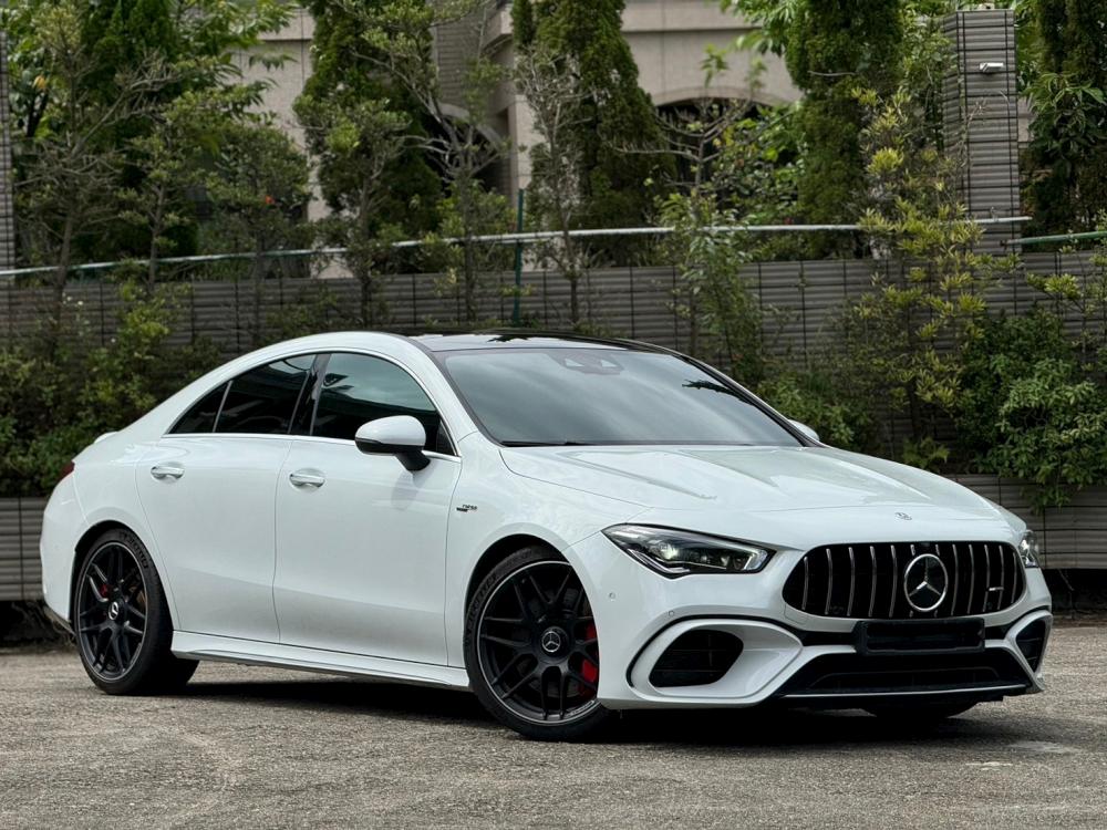 獵跑2022 AMG CLA45_S頂配23P跟車賽車椅跑排電懸按鍵滿 跑2.8萬