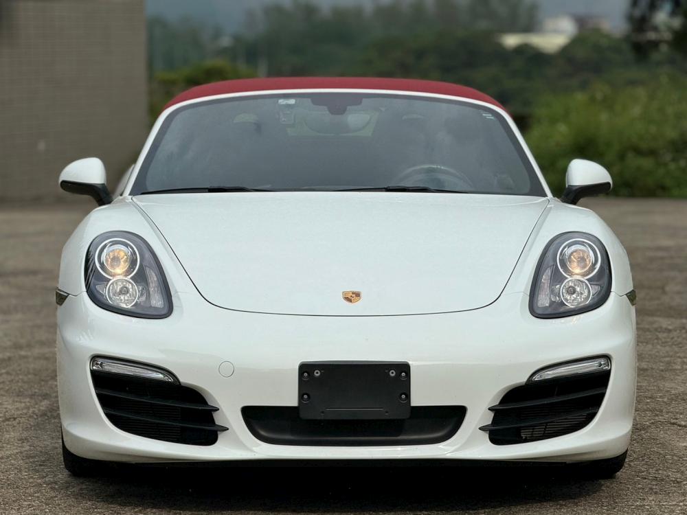 極品釋出2015 Porsche  981Boxster小紅帽PASM電熱椅SD方向盤電折