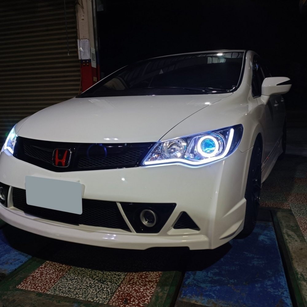 HONDA CIVIC 8代 高階款 LED模組化 複式光學魚眼升級