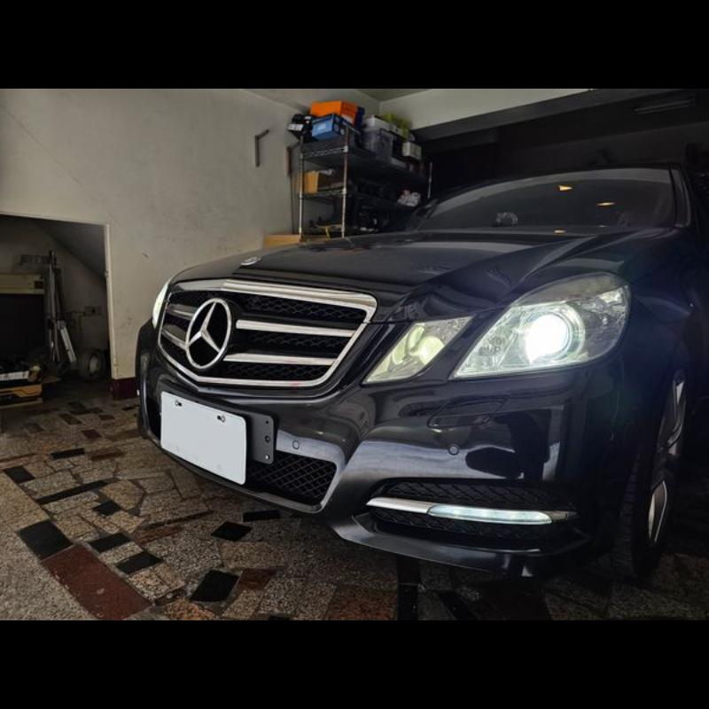 BENZ  W212 E系列  HID魚眼車燈升級   