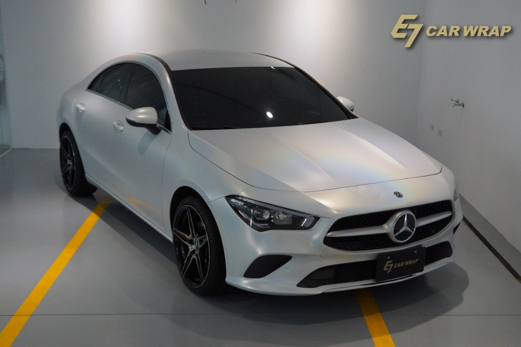 CLA200 全車改色 AX 啞面鐳射閃白