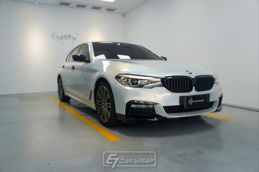 BMW 520d 鐳射幻彩白