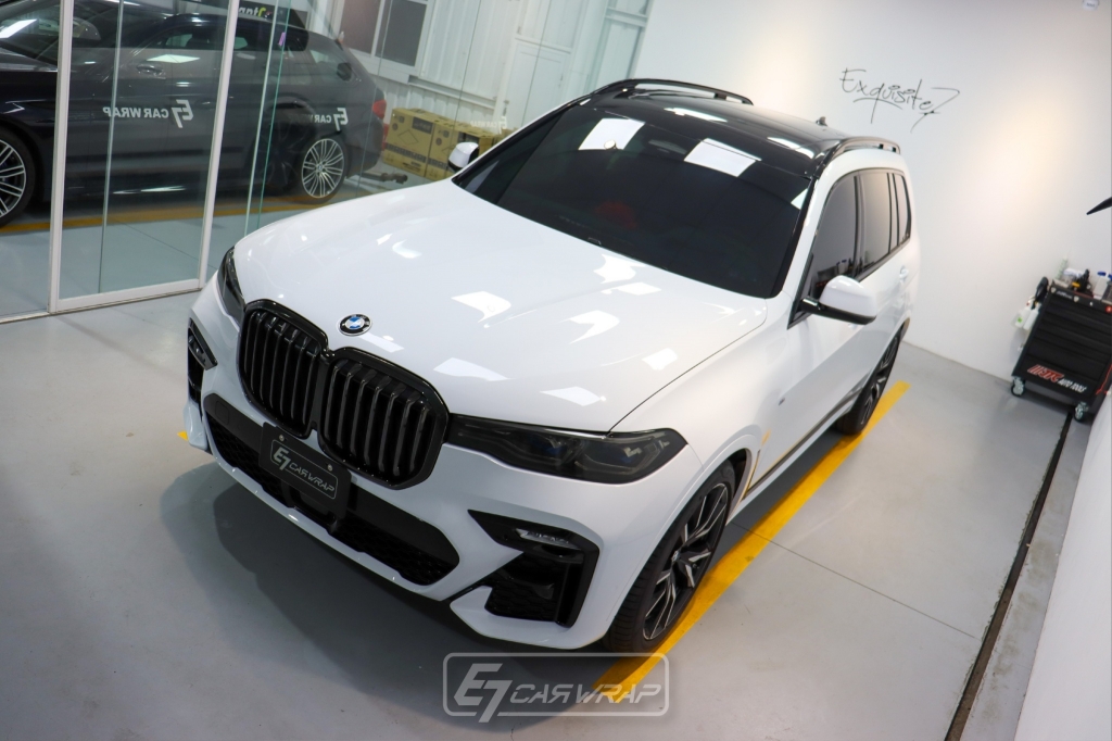 BMW X7 PET鋼琴白