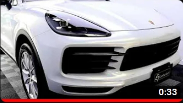 Porsche Cayenne Coupe-PET漆面炫彩鐳射白