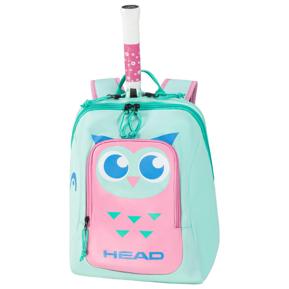 HEAD KIDS BACKPACK 14L兒童網球球拍袋-綠粉