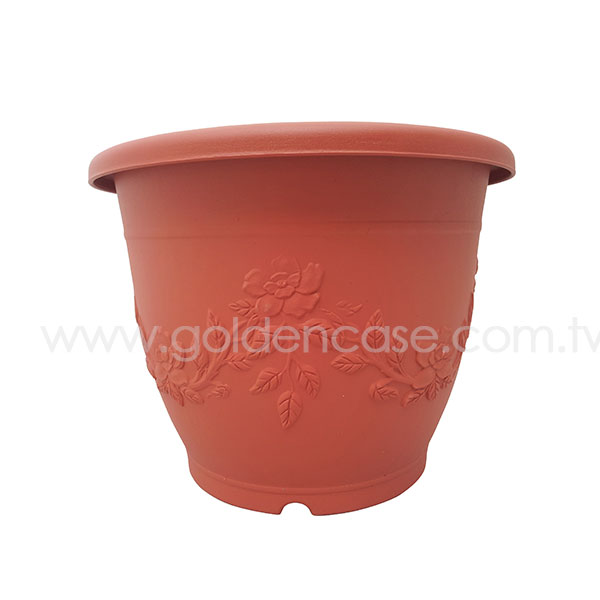 Embossment flower pot