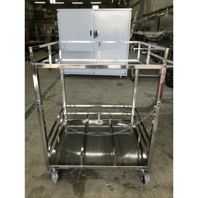 Stainless Steel Cart for Cleanrooms