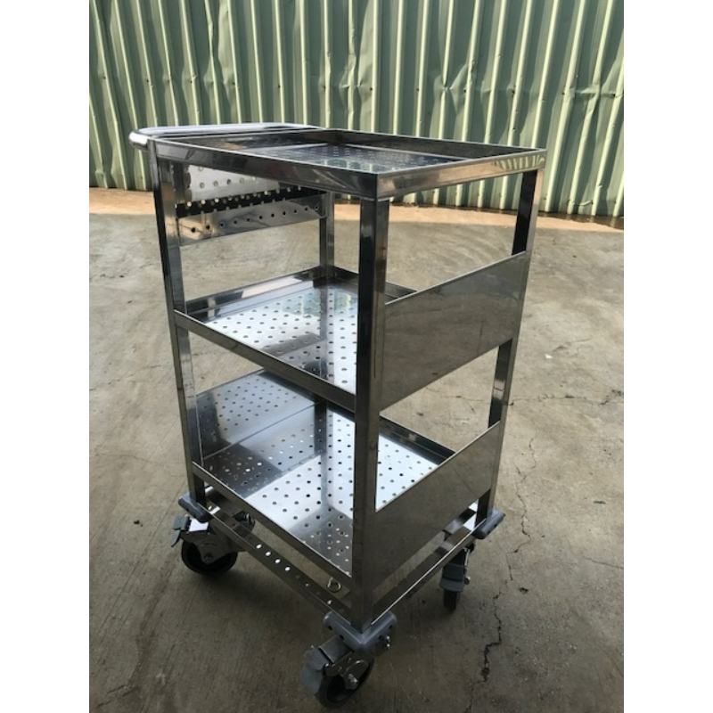 Stainless Steel Cart for Cleanrooms