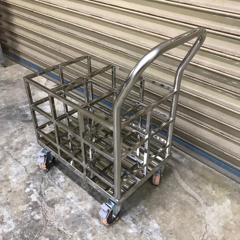 Stainless Steel Cart for Cleanrooms