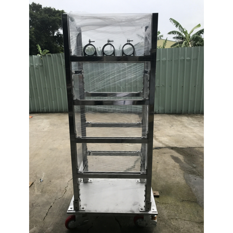 Stainless Steel Cart for Cleanrooms