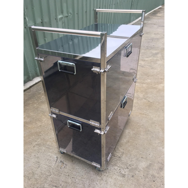 Stainless Steel Cart for Cleanrooms