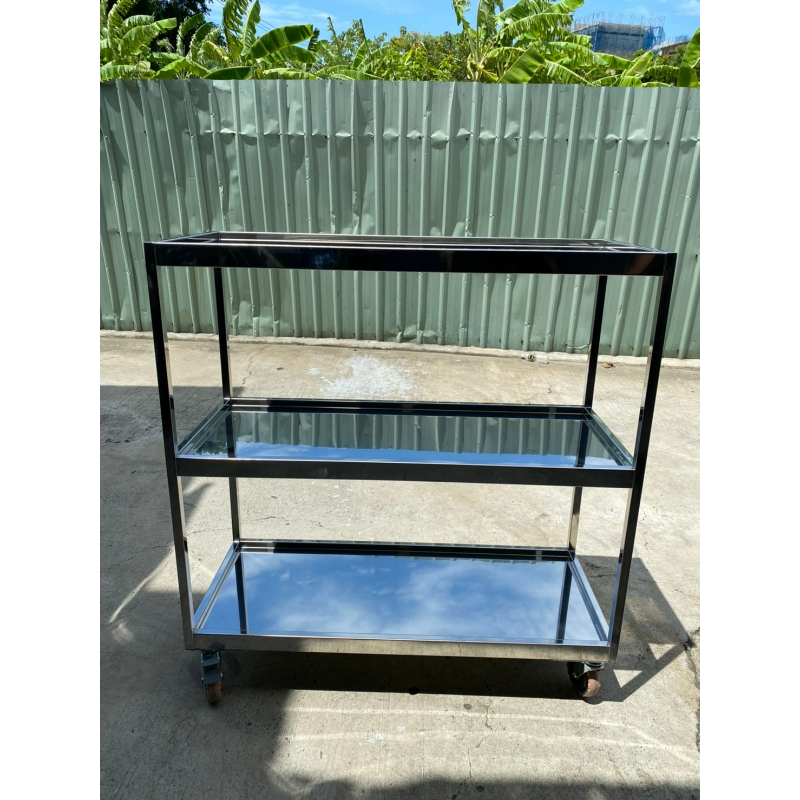 Stainless Steel Cart for Cleanrooms