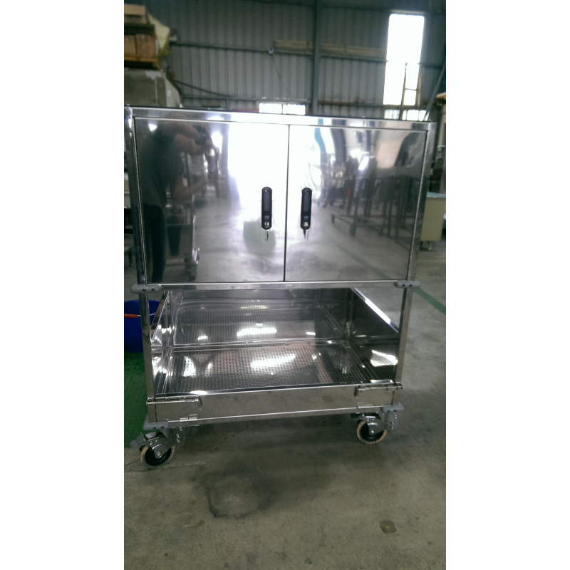 Stainless Steel Cart for Cleanrooms