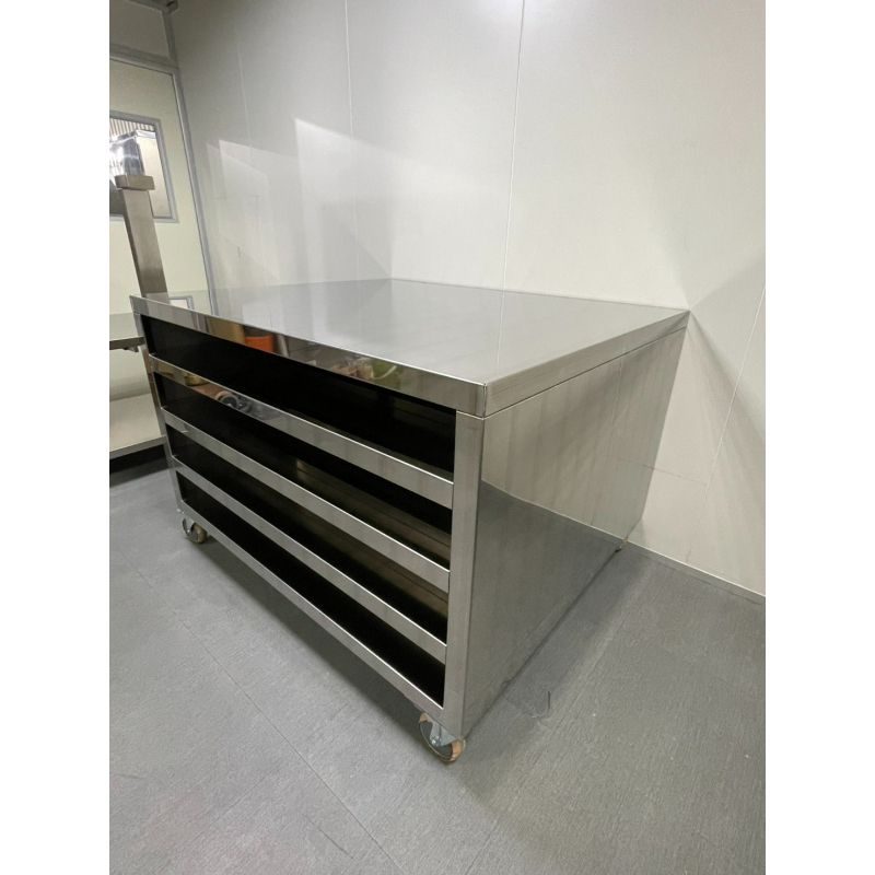 Stainless Steel Cart for Cleanrooms