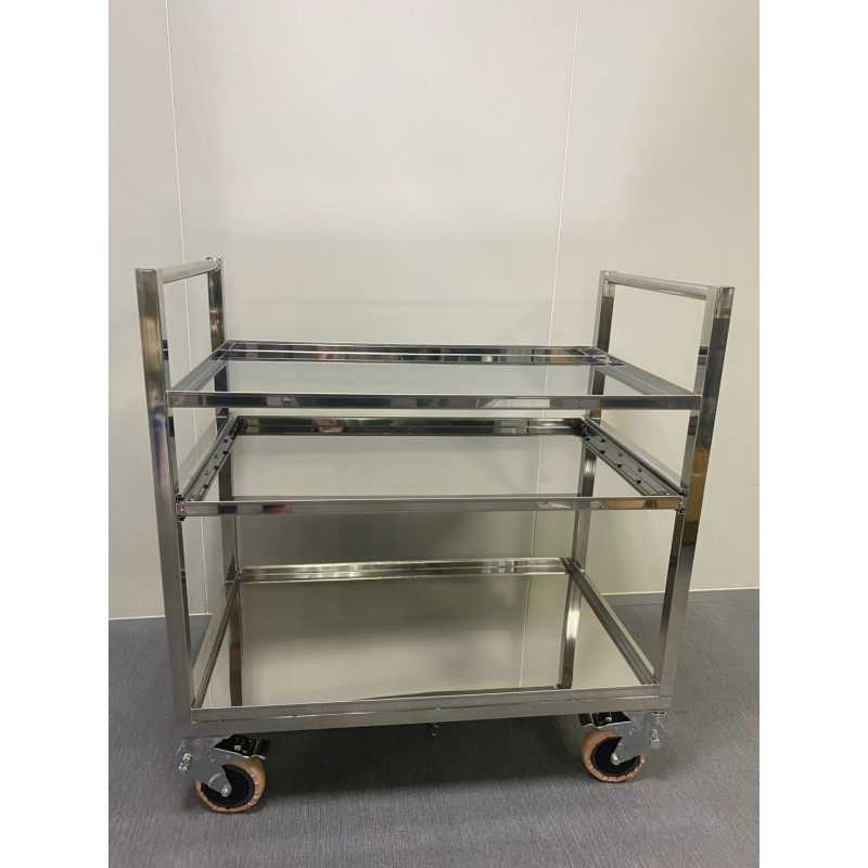 Stainless Steel Cart for Cleanrooms