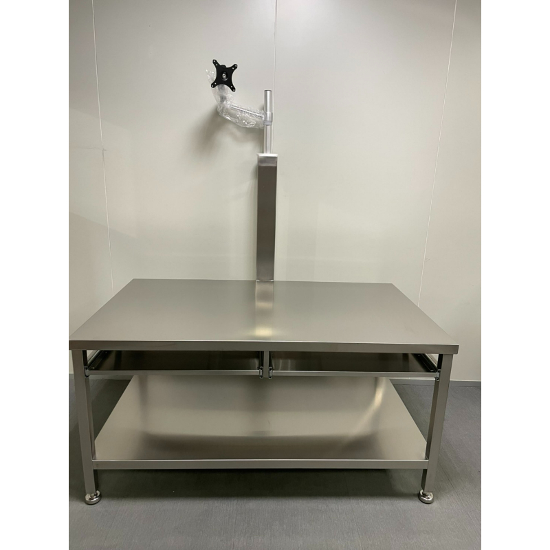 Stainless Steel Work Table for Cleanrooms