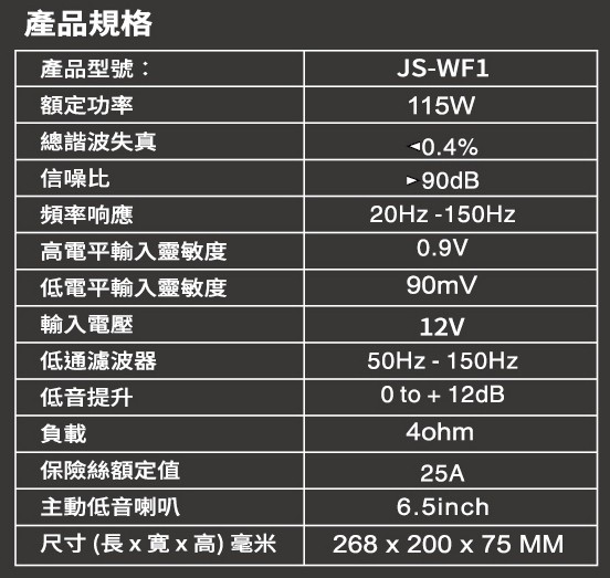 JHY JS-WF1