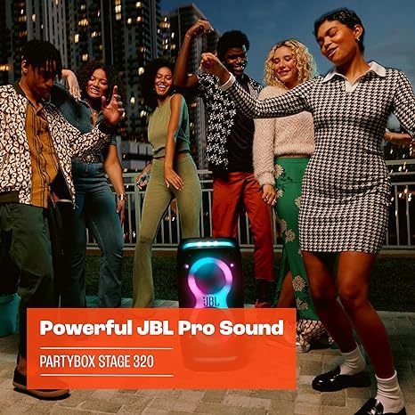 JBL 320+無線麥克風－JBL Partybox Stage 320 便攜式派對藍牙喇叭