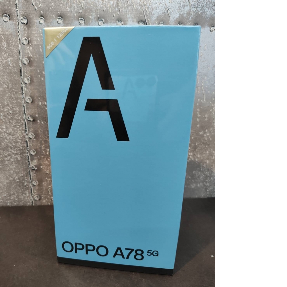 《台南市可面交》 新機  OPPO A78  黑  8G/128G  全新未拆 