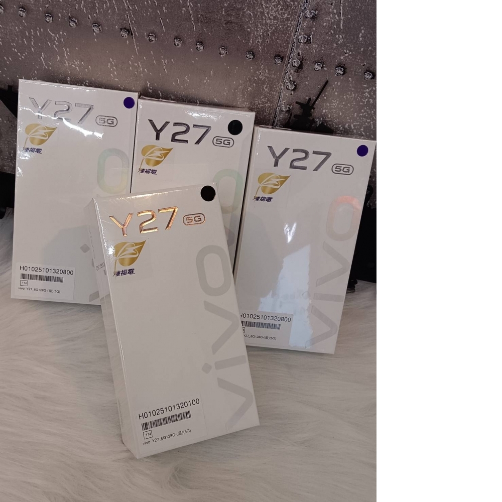 《台南市可面交》新品 VIVO Y27 128G 黑色/紫色 全新未拆