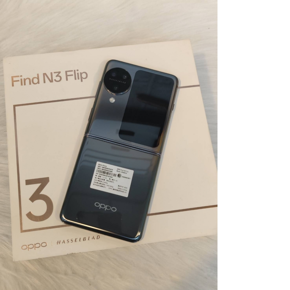 型號：OPPO Find N3 Flip 12G/256G 耀黑 編號#008AA