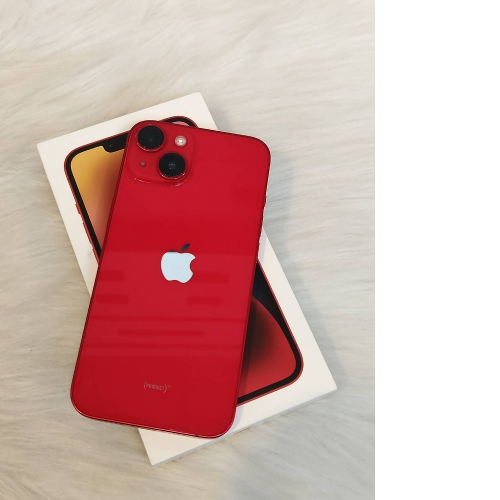 型號：APPLE IPHONE 14 紅 128G 有盒 編號#84AA