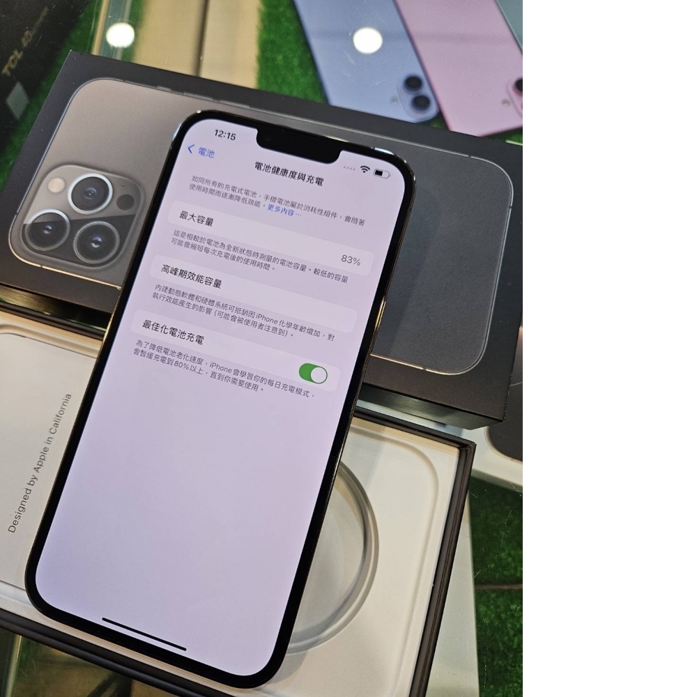 型號：APPLE IPHONE 13PROMAX 黑 128G 有盒 編號#0A6AA