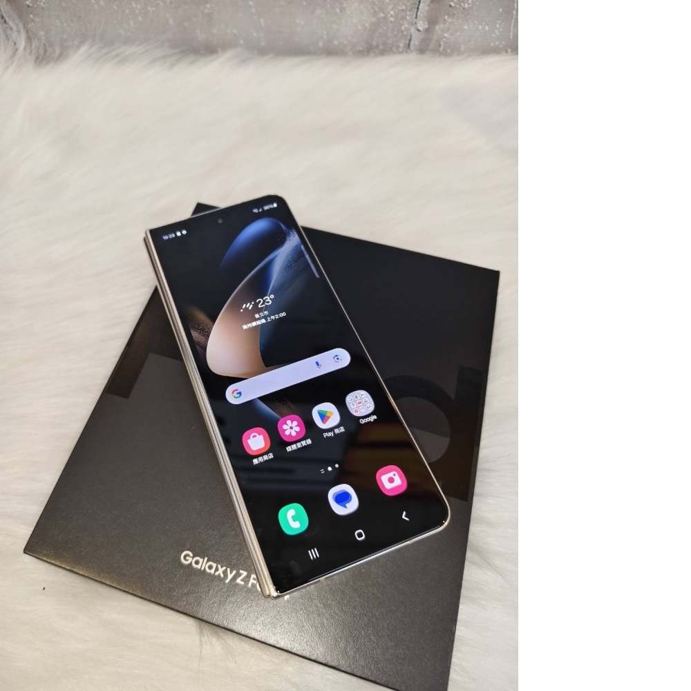 型號：SAMSUNG Galaxy Z Fold4 金 512GB  有盒 編號#0AAAA