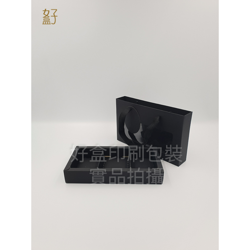 貼窗提盒/20.8X13.1X3.5公分/禮盒/黑卡紙/3入/皂盒/8號/現貨